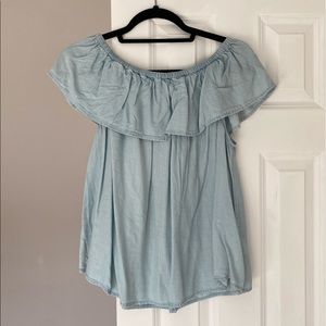 NWT Old Navy Light Chambray Top - Large